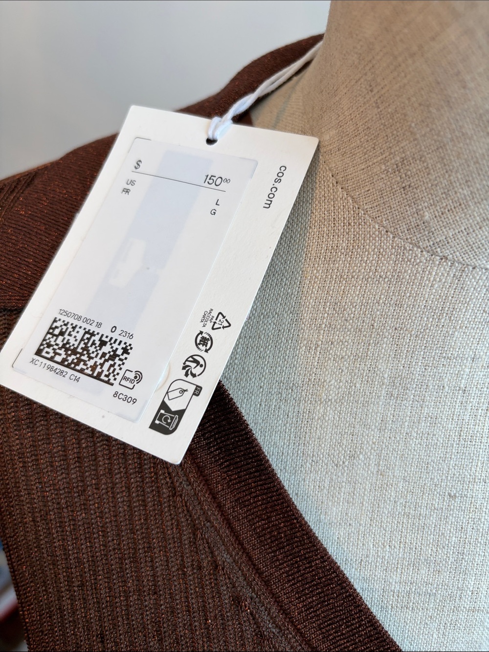 COS Ribbed Polo Sweater - Picture 5 of 9